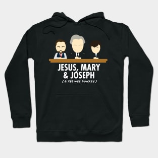 Jesus, Mary, Joseph & the Wee Donkey Hoodie